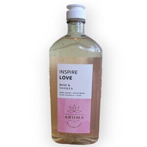 Bath & Body Works Rose & Vanilla Body Wash Foam Bath 10oz NWT Limited Edition